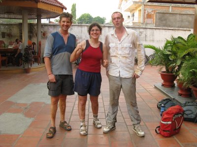 Survivors of the ride... a bit dirty!