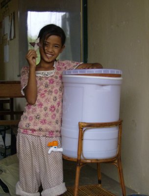The water filters that provide clean drinking water to reduce illness and absenteeism