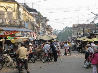 Street market in Kratie