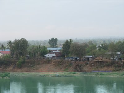 Crossing the Sekong River, a major tributary to the Mekong