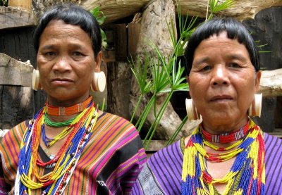 Two women from the local tribe- beautiful