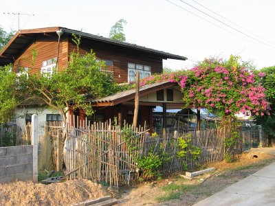 Pens mothers house near Maha Sarakham, Thailand