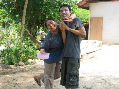 Pen's brother Atip, and his girlfriend Kae- they were great hosts while I visited