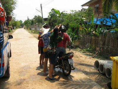 Scooter drivers were common targets for splashing