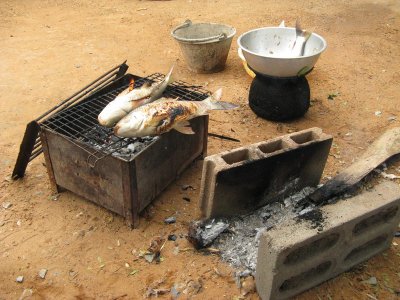 Fish too on the BBQ