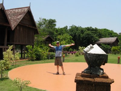 Sanitized Thai village at the local museum