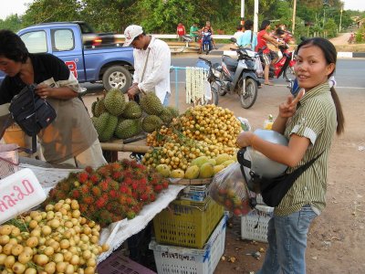 Lccal market- can you recognize any of the fruit?