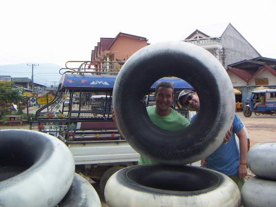 THE thing to do- floating down the river on an inner tub, drinking, and jumping from rope swings