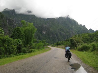Keep in mind, that this is the main highway connecting the two major cities in northern Laos