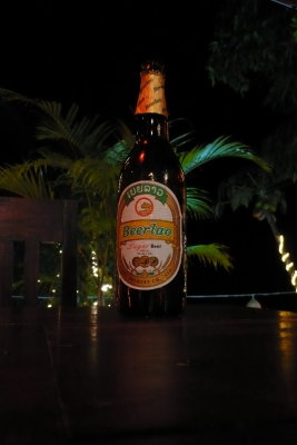 Speaking of ubiquitous- Beerlao, the national beer of Laos is everywhere, and is quite tasty.  This big bottle costs about $1.25
