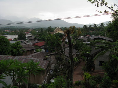 Luang Prabang, a world heritage site, is nestled in the hills next to the Mekong