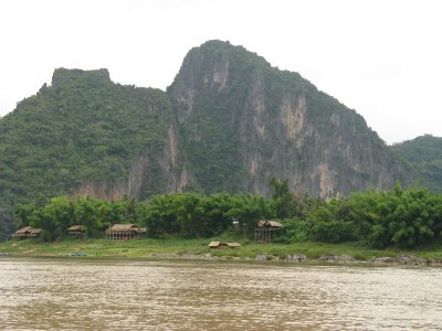 We took a boat trip up the Mekong to visit a cave with lots of Buddha statues