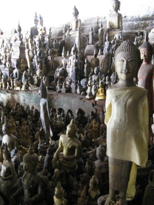 Buddhas in the cave...