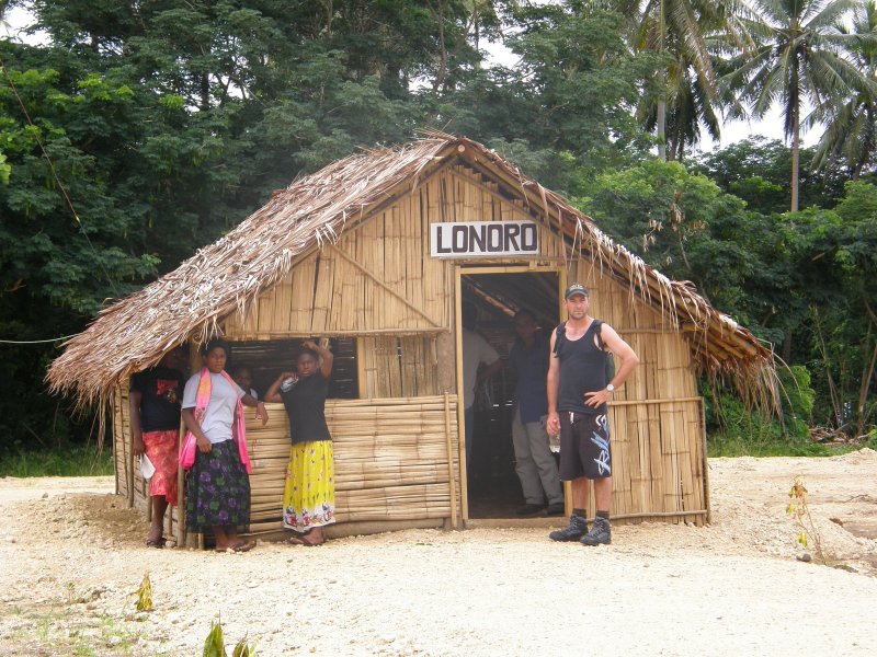 The terminal building