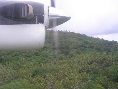 Taking off from Sara Airfield (North Pentecost)