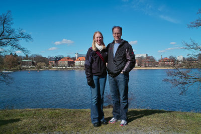 Erin and I on Djurgarden island in Stockholm.jpg