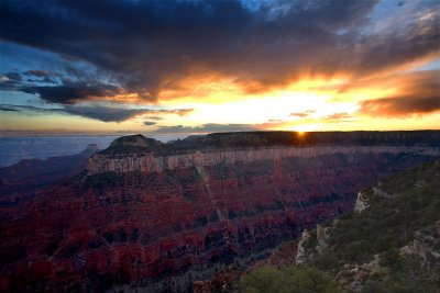 Grand Canyon - Sunset From Angel Point