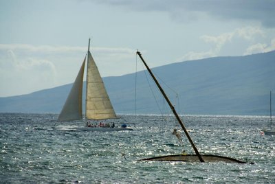 Sailboats at Lahaina