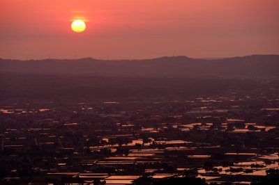 Reflected Light on the rice field(2)