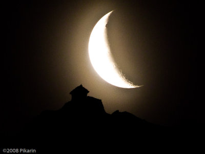 Hazy Moon over Summit shrine