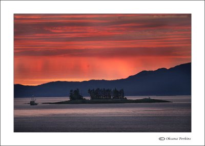 Sunset & Island