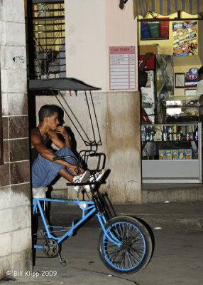 Pedicab for Hire,  Havana Cuba