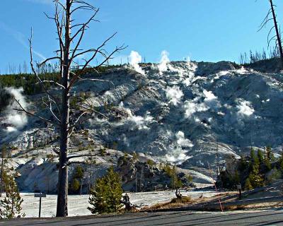 

Fumaroles, or steam vents