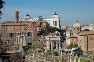 View from above (Roman Forum)