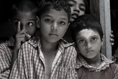 School kids - Madurai.