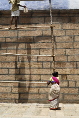 Ladder - Madurai temple.