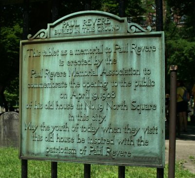 Paul Revere's Gravesite