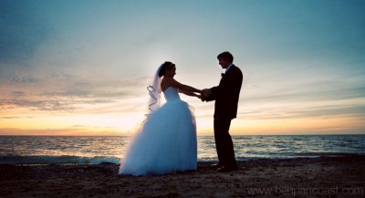 Beach wedding sunset.tif