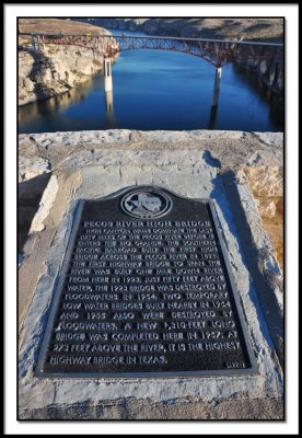 U.S. Hwy 90 Crosses The Pecos River