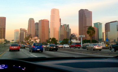 LA snapshot while driving