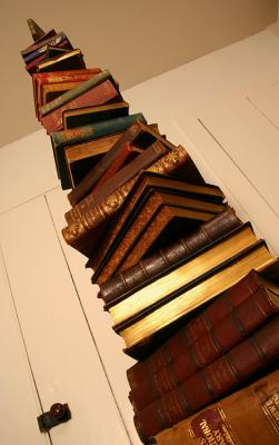 Books to the ceiling, ... (*)