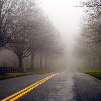 3rd    foggy road * by theFly