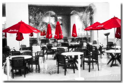 Red Umbrellas *