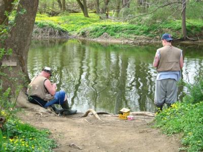 A Pair of Fishermen on Opening Day*