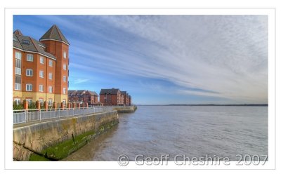 Liverpool Marina & The Mersey (HDR)