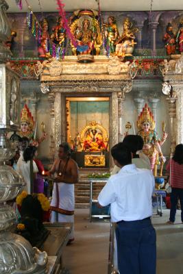 inside the temple