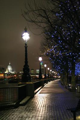 along the thames