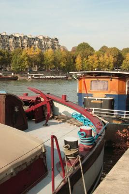 Barges on the Seine