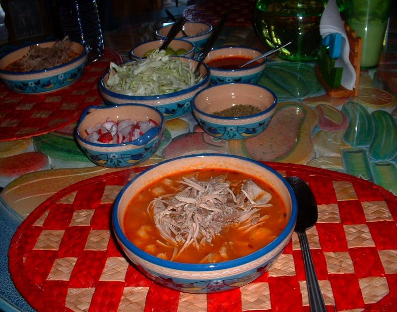 Pozole Rojo Estilo Jalisco