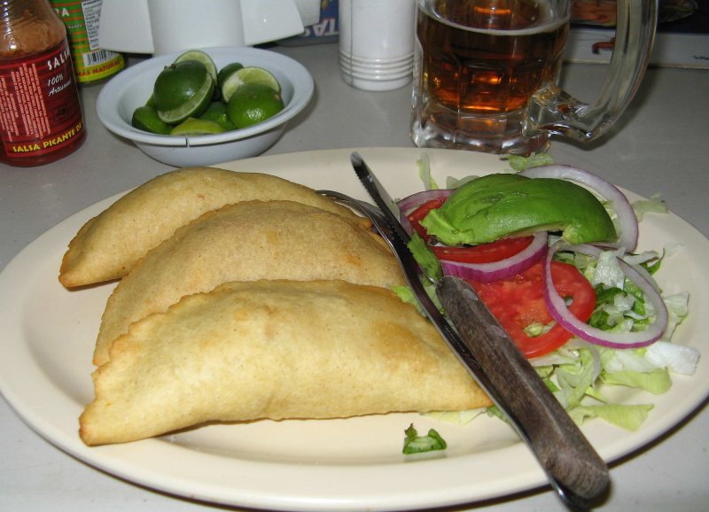 Empanadas de Mariscos at La Güera