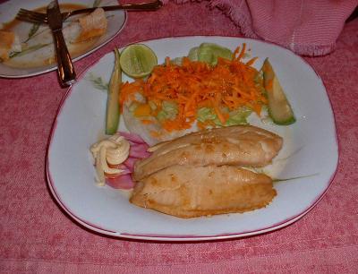 Filete de Pescado a la Mantequilla (con ajo)