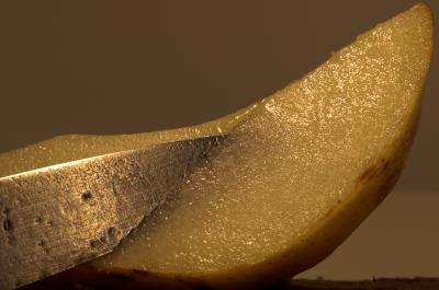 Cut pear