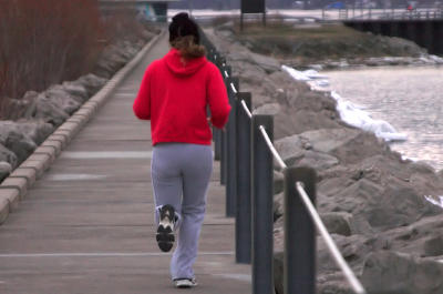 winter jogging butt