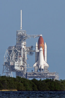  STS120 Shuttle on the launch pad, Kennedy Space Center, FL.