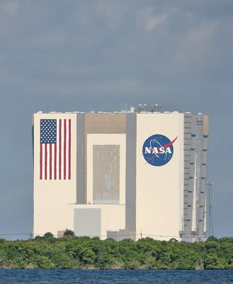  NASA building at Kennedy Space Center