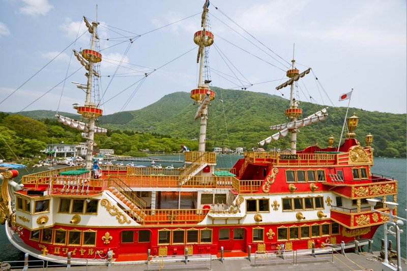 Pirate Ship on Lake Ashi